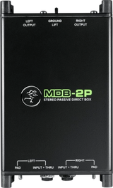 Mackie - MDB-2P Stereo Passive Direct Box