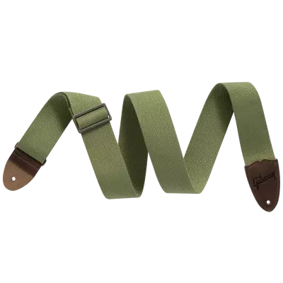 Gibson - Sangle de guitare en toile - Verte