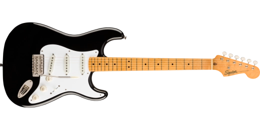 Squier - Stratocaster Classic Vibe 50s avec manche et touche en érable - Noir