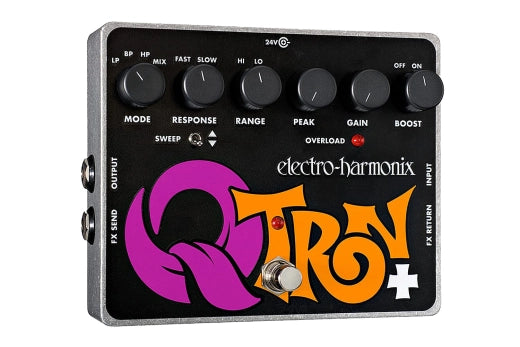 Electro-Harmonix - Pédale de filtre d'enveloppe Q-Tron Plus avec boucle d'effets