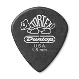 Médiators Dunlop - Tortex Pitch Black Jazz III (paquet de 12) - 1,5 mm