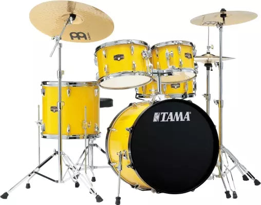 Tama - Imperialstar 5-Piece Drum Kit (20,10,12,14,SD) - Electric Yellow