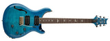 PRS Guitars - Guitare électrique piézo semi-creuse SE Custom 24 avec housse - Bleu lac