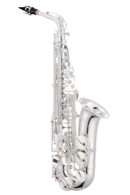 Jupiter - JAS1100SQ 1100 Series Alto Saxophone with Case - Silver-Plated