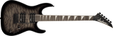 Jackson Guitars - Série JS Dinky JS20 DKQ 2PT, touche amarante - Noir transparent éclatant