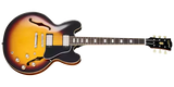 Epiphone - 1962 ES-335 Reissue Electric Guitar with Hardshell Case - Vintage Burst