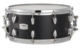 Caisse claire Yamaha Tour Custom en érable 14x6,5 - Finition satinée réglisse