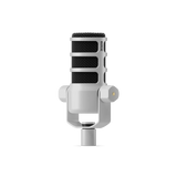 RODE - PodMic Dynamic Podcasting Microphone - White