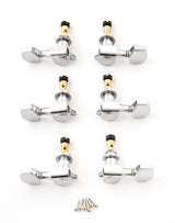 Mécaniques de guitare PRS SE à blocage (jeu de 6) - Chrome