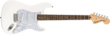 Squier - Stratocaster FSR Affinity Series, touche en laurier, pickguard blanc nacré - Blanc arctique