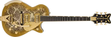 Guitares Gretsch - G6134TG Édition limitée Paisley Penguin avec Bigsby à cordes traversantes, touche en ébène - Paisley doré