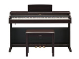Yamaha - YDP-165 ARIUS Piano numérique standard avec banquette et pédalier 3 pédales - Palissandre