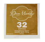 Dean Markley - Corde acoustique simple filée en bronze .032