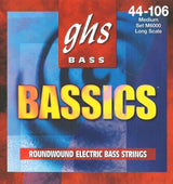 Cordes GHS - Cordes pour basse Bassics Roundwound Nickel et acier - Medium