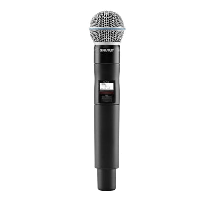Shure - QLXD2/BETA58A Digital Handheld Wireless Microphone Transmitter (J50A Band)