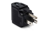 Hosa - Right Angle Power Adapter Nema 5-15R to Nema 5-15P