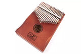 Granite Percussion - Large 17 Key Kalimba Satin Mahogany Finish