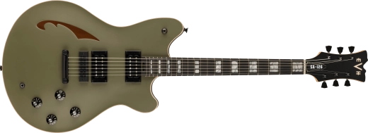 EVH - Guitare électrique spéciale SA-126 avec étui - Mat Army Drab