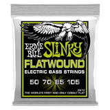 Cordes pour basse Ernie Ball Regular Slinky Flatwound 50-105