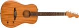 Fender - Guitare acoustique/électrique Dreadnought Highway Series, touche en palissandre avec housse - Acajou