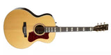 Norman - ST68 Mini Jumbo Acoustic-Electric Guitar withTRIC Case - Natural