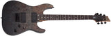 Schecter - Guitare électrique standard C-1 - Black Fade Burst Burl