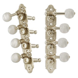 Mécaniques Grover professionnelles pour mandoline, style F, nickelées