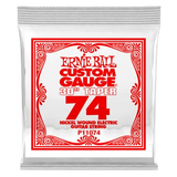 Cordes de guitare électrique extra longues filées en nickel Ernie Ball - .074 (lot de 3)