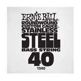 Corde simple pour basse électrique en acier inoxydable Ernie Ball .040