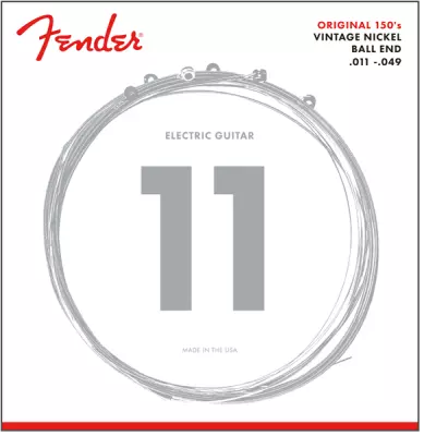 Fender - Cordes électriques 150M Pure Nickel 11-49