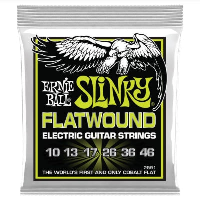 Cordes électriques Ernie Ball Regular Slinky Flatwound 10-46