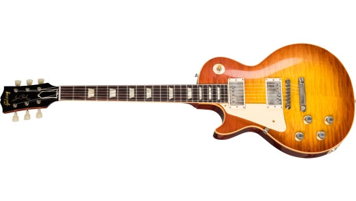 Gibson Custom Shop - Guitare électrique Les Paul Standard VOS 1960 réédition avec étui rigide - Tangerine Burst (gaucher)