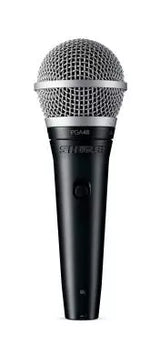 Shure - Microphone vocal dynamique cardioïde PGA48 (sans câble)