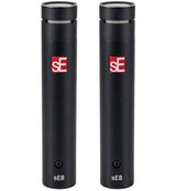 sE Electronics - Paire de micros à condensateur SE8 assortis avec barre de montage, clips et étui