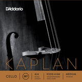 Cordes pour violoncelle D'Addario Orchestral - KS510 4/4M - Kaplan, diapason 4/4, tension moyenne