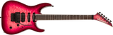 Jackson Guitars - Série Pro Plus Soloist SLA3Q, touche en ébène - Fuschia Burst