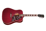 Gibson - Hummingbird Special Acoustic/Electric Guitar with Softshell Case - Satin Wine Red
