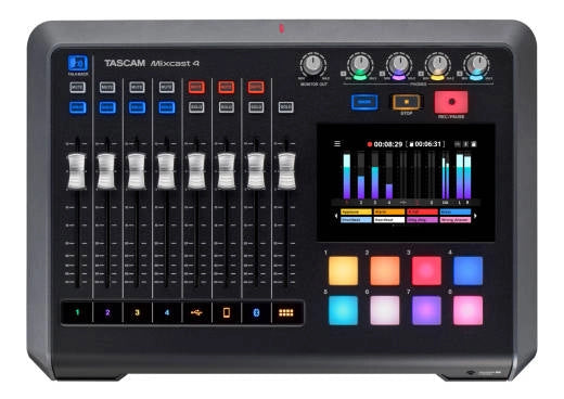 Tascam - Mixcast 4 Podcast Station Recorder/USB Audio Interface