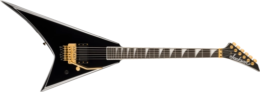 Jackson Guitars - Série Concept Édition Limitée Rhoads RR24 FR H, Touche Ébène - Noir avec Rayures Blanches