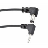 Voodoo Lab - Adaptateur cylindrique 2,1 mm vers mini-plug 3,5 mm - Angle droit - 18