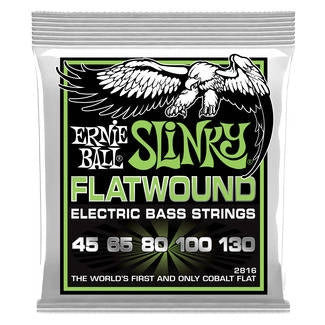 Ernie Ball - Cordes pour basse 5 cordes Slinky Flatwound 45-130