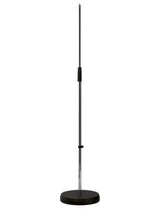 K & M Stands - 260 Microphone Stand with Heavy Round Base - Chrome