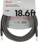 Fender - Professional Series Instrument Cable, 18.6, Gray Tweed