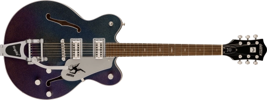 Guitares Gretsch - Electromatic John Gourley Broadkaster Center Block, touche en laurier - Noir irisé