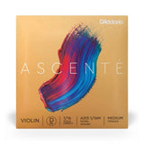 D'Addario Orchestral - Ascente Violon Corde de Ré simple à tension moyenne, 1/16