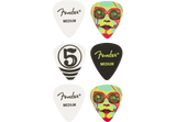 Fender - Médiators en celluloïd style John 5 351, médium (paquet de 6)