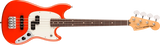 Fender - Player II Mustang Bass PJ, touche en palissandre - Rouge corail