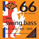 Rotosound - Jeu de cordes pour basse en acier inoxydable Swing - 40-100