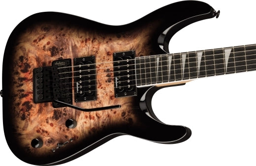 Jackson Guitars - Série JS Dinky JS32 DKAP, touche amarante - Noir transparent éclatant
