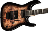 Jackson Guitars - Série JS Dinky JS32 DKAP, touche amarante - Noir transparent éclatant